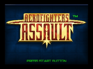 AeroFighters Assault (Europe) (En,Fr,De) Title Screen